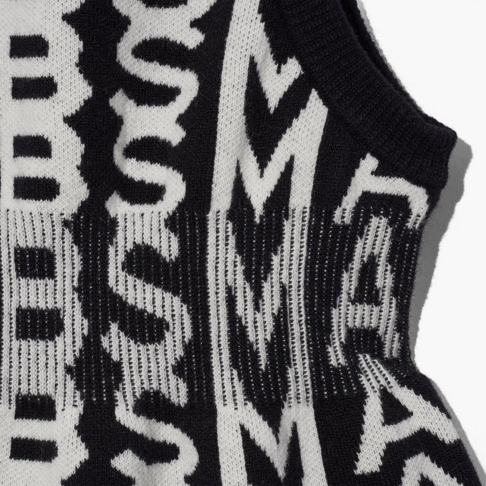 Accesorios Para El Cabello Marc Jacobs Monogram Balaclava Mujer Negros | 20938UFHT