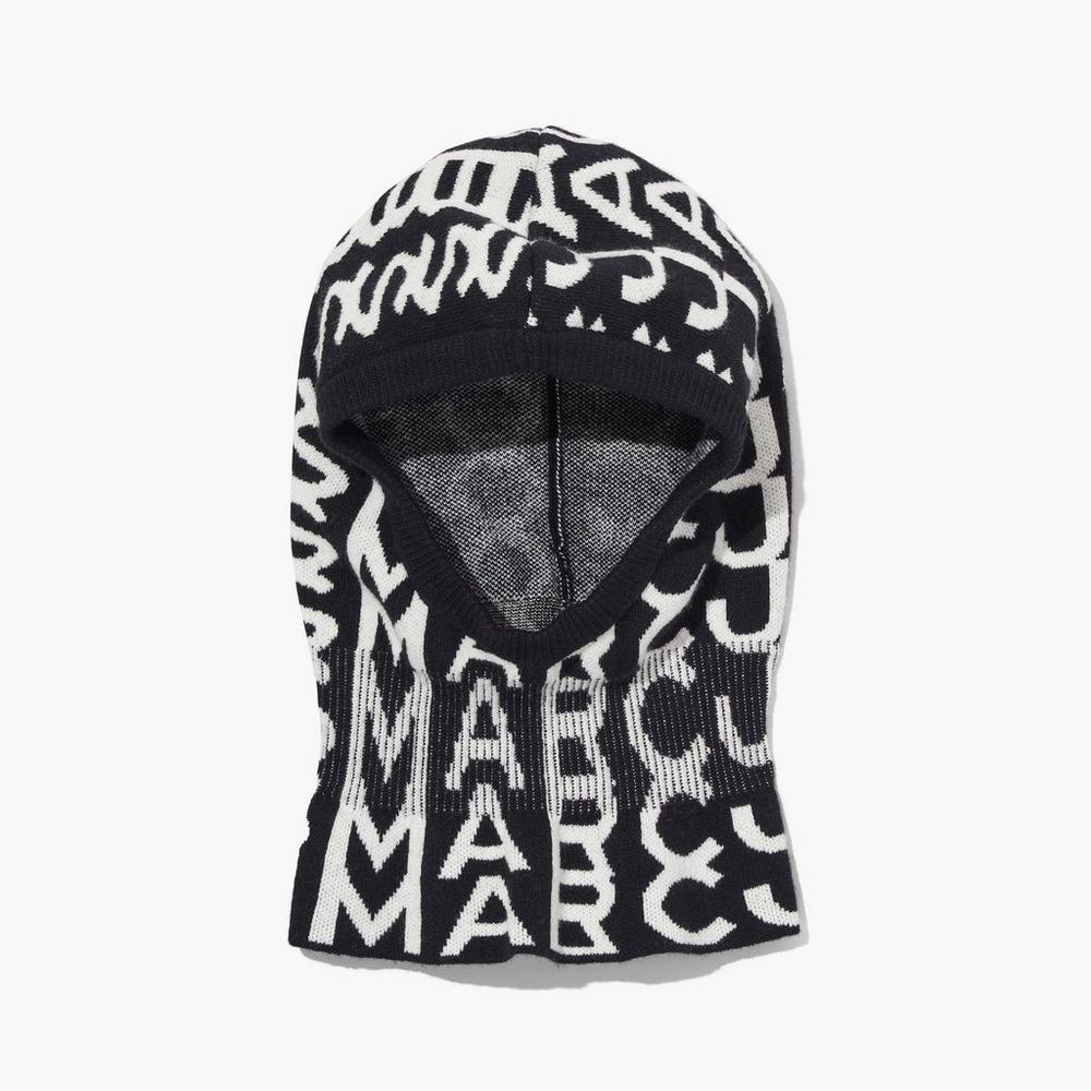 Accesorios Para El Cabello Marc Jacobs Monogram Balaclava Mujer Negros | 20938UFHT