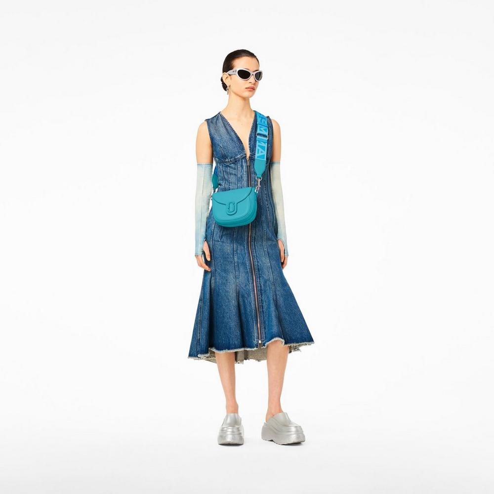 Alforjas Marc Jacobs J Marc Small Mujer Darkturquoise | 96250ZJFM