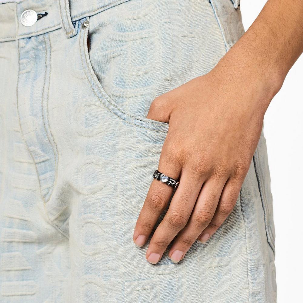 Anillos Marc Jacobs Charmed Marc Chain Mujer Negros Multicolor | 81392SKQD