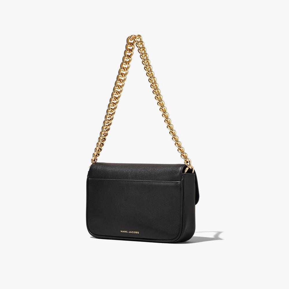 Bolsa De Hombro Marc Jacobs J Marc Soft Mujer Negros | 34205ELYV