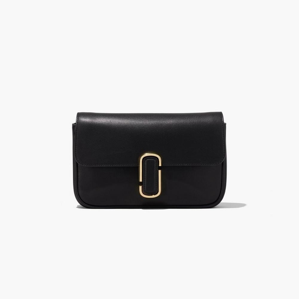 Bolsa De Hombro Marc Jacobs J Marc Soft Mujer Negros | 34205ELYV