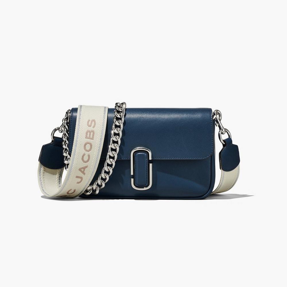 Bolsa De Hombro Marc Jacobs J Marc Soft Mujer Azules | 36728MVAI