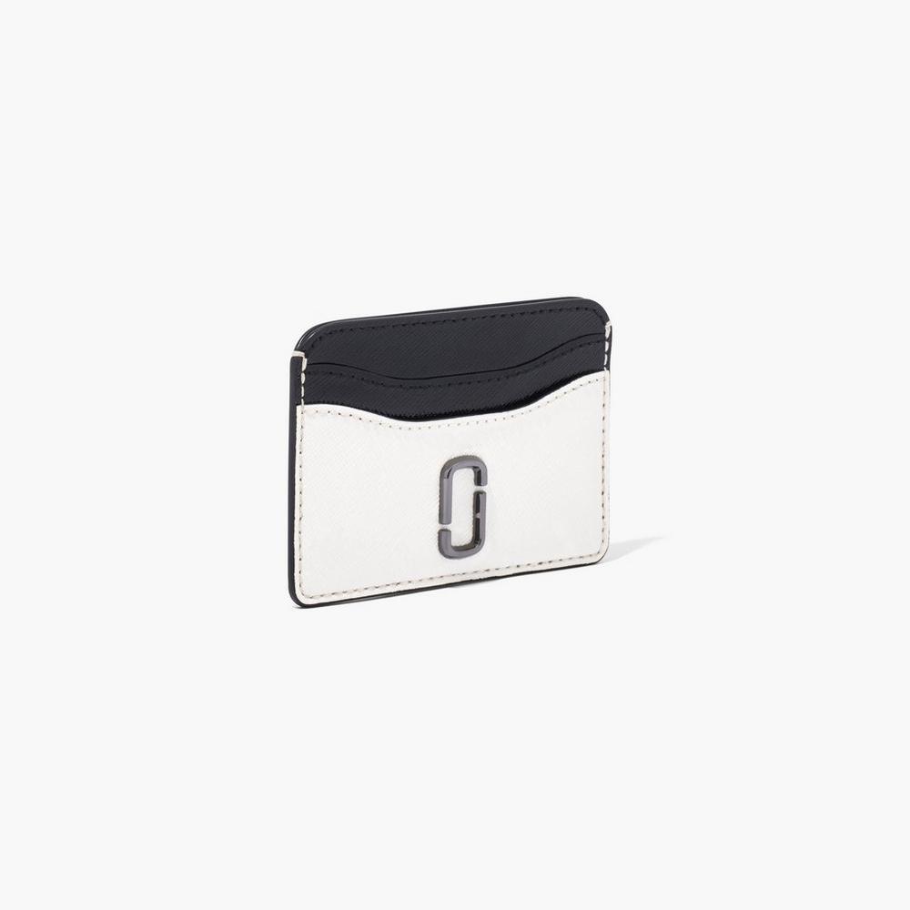 Bolsa Snapshot Marc Jacobs Card Case Mujer Negros Blancos | 15489RSIL