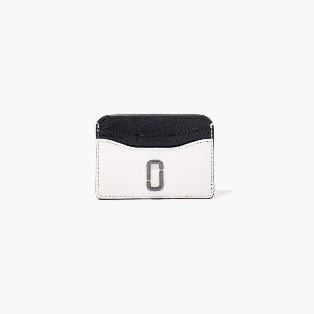 Bolsa Snapshot Marc Jacobs Card Case Mujer Negros Blancos | 15489RSIL