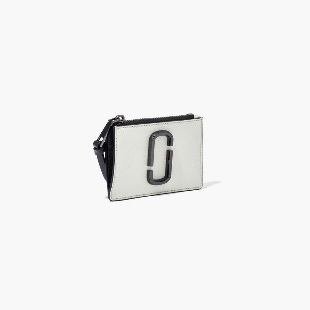 Bolsa Snapshot Marc Jacobs Top Zip Multi Wallet Mujer Negros Blancos | 05697LTAH