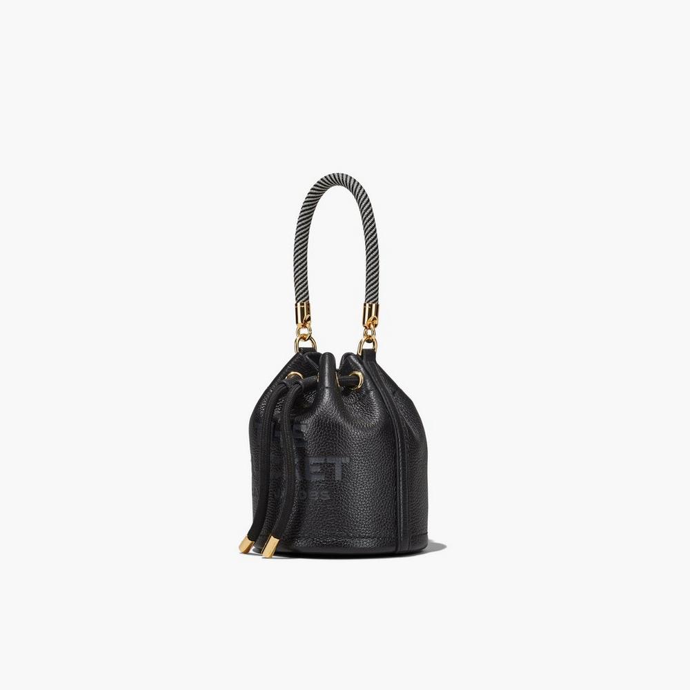 Bolso Saco Marc Jacobs Cuero Micro Mujer Negros | 48039UYJE