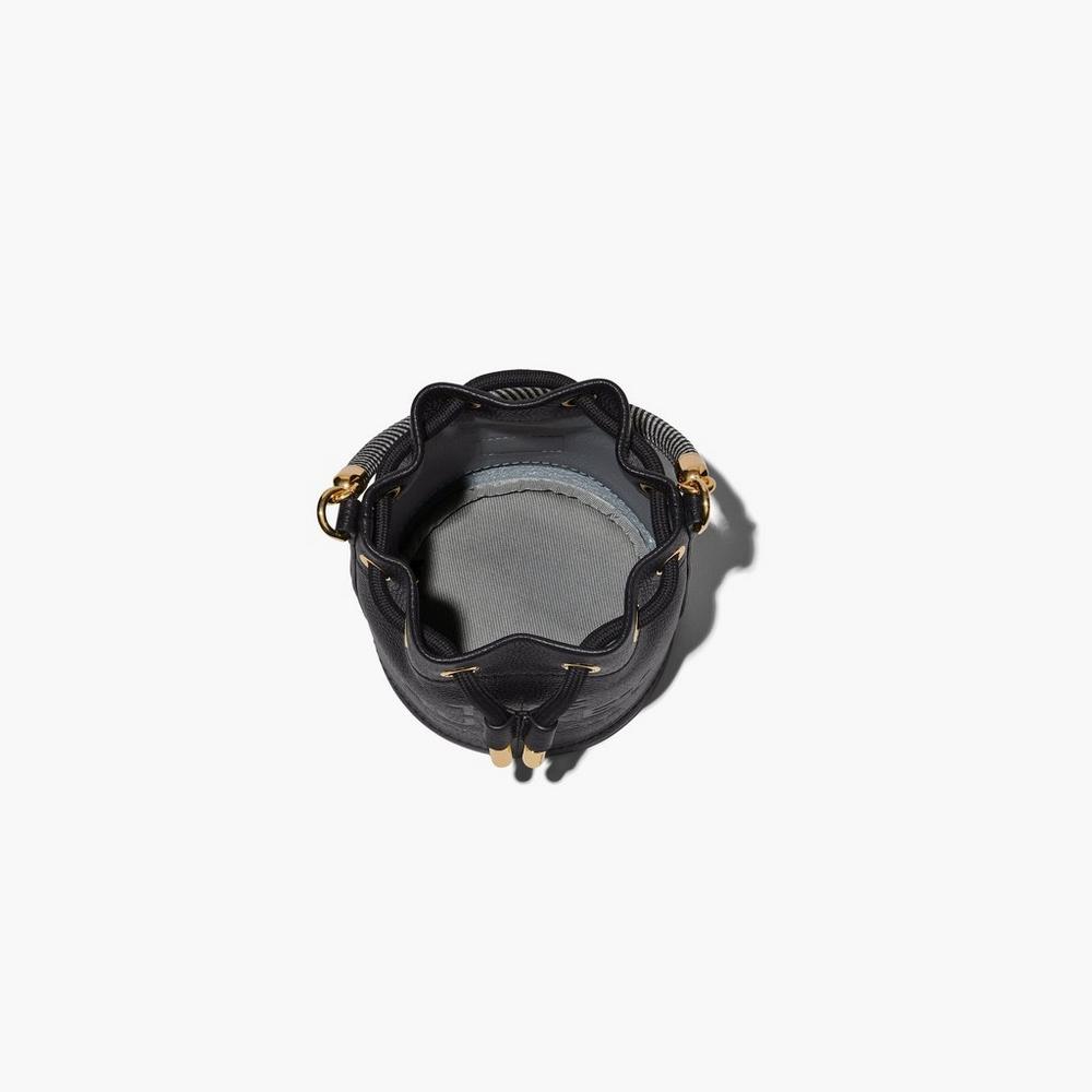 Bolso Saco Marc Jacobs Cuero Micro Mujer Negros | 48039UYJE