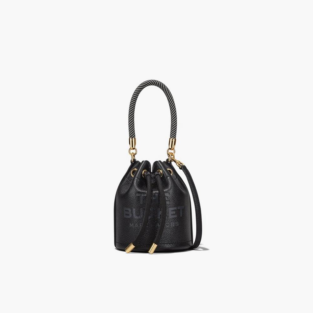 Bolso Saco Marc Jacobs Cuero Micro Mujer Negros | 48039UYJE
