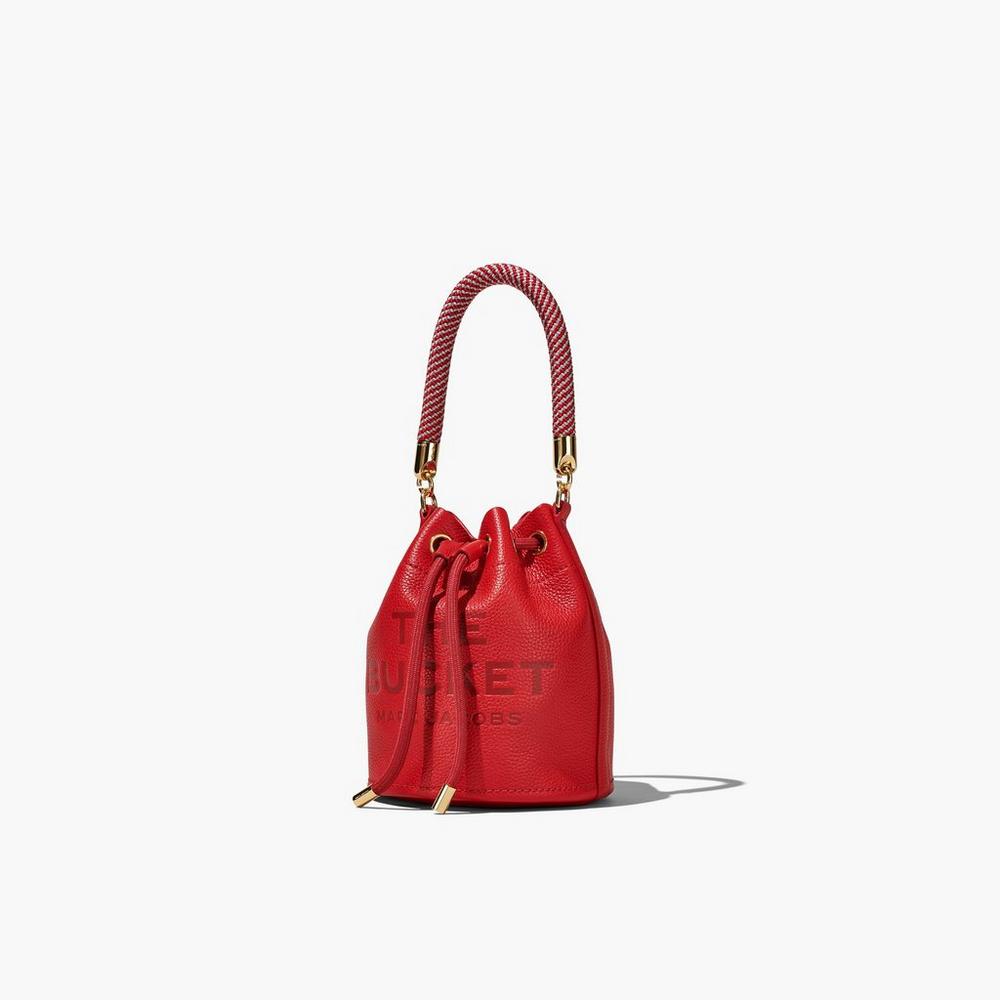 Bolso Saco Marc Jacobs Cuero Micro Mujer Rojos | 76528SWBX