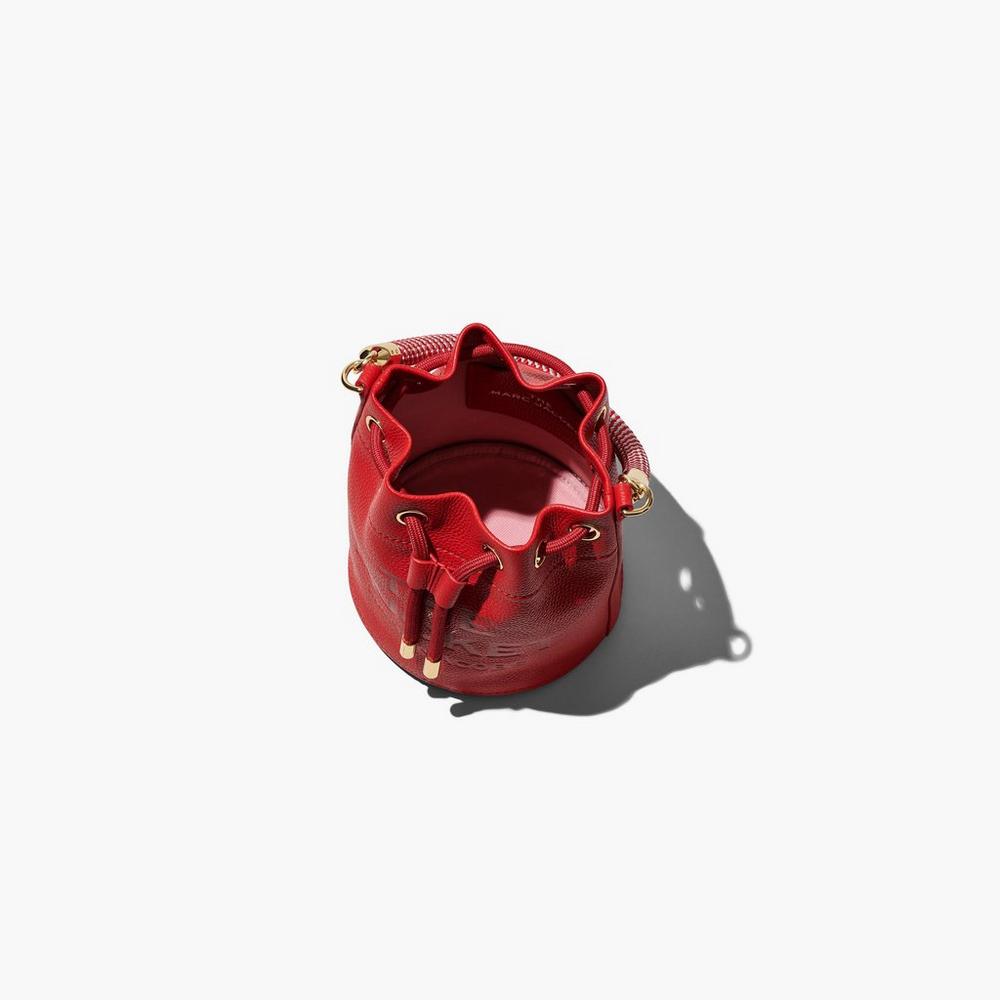 Bolso Saco Marc Jacobs Cuero Micro Mujer Rojos | 76528SWBX