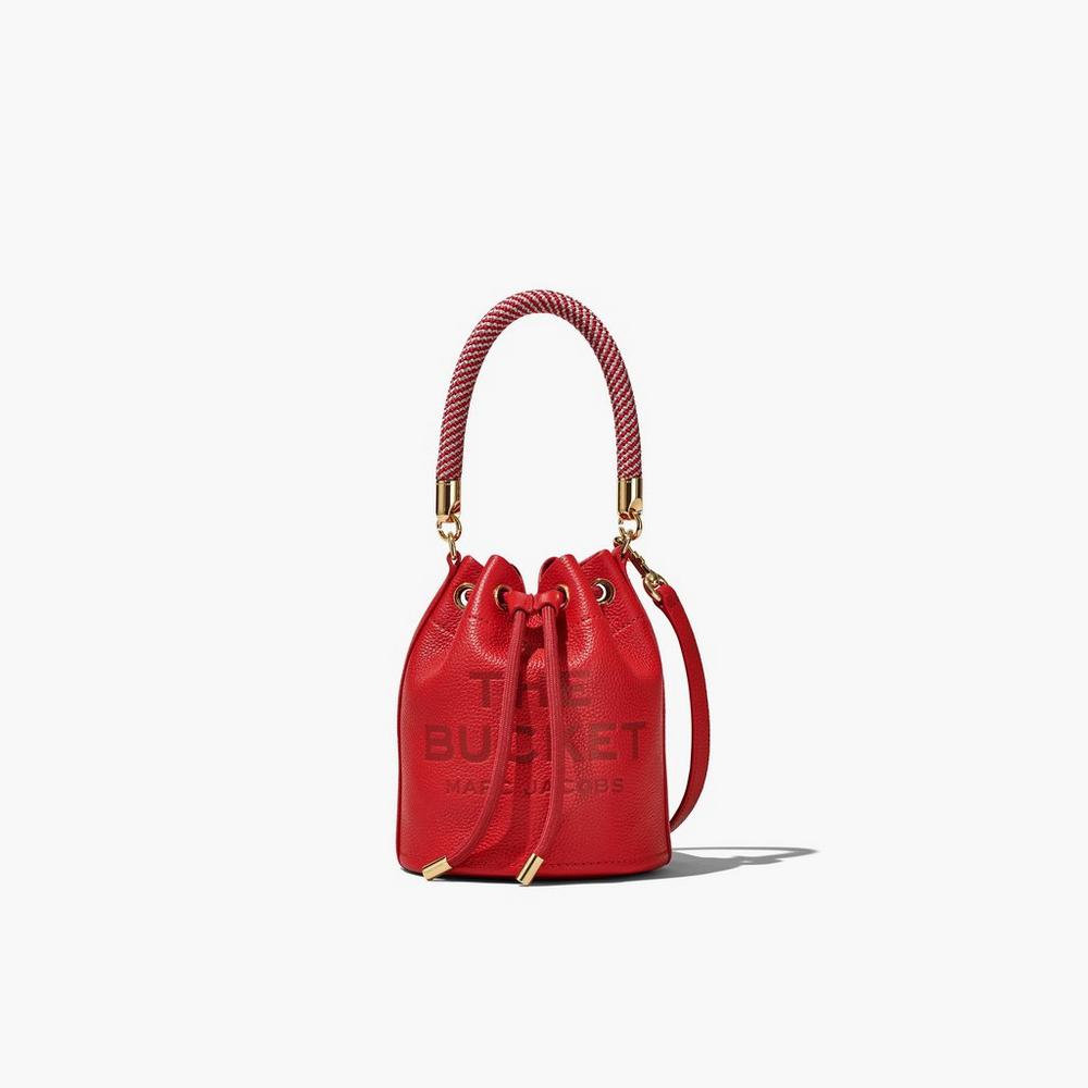Bolso Saco Marc Jacobs Cuero Micro Mujer Rojos | 76528SWBX
