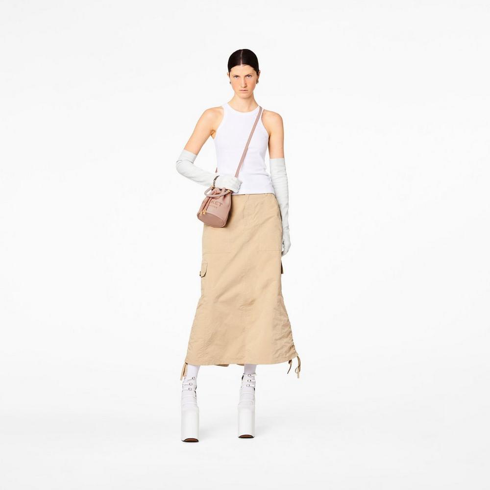 Bolso Saco Marc Jacobs Cuero Micro Mujer Rosas | 94523EWUP