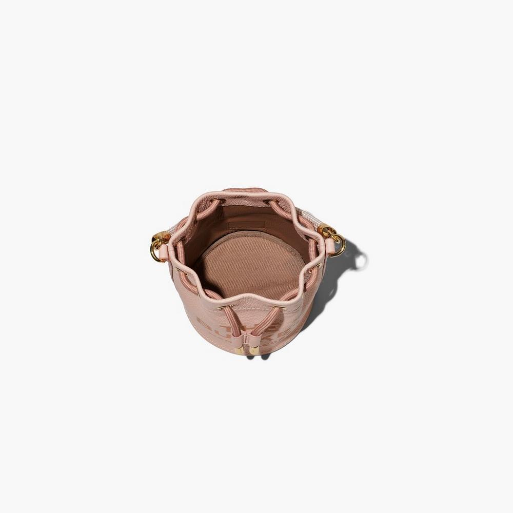 Bolso Saco Marc Jacobs Cuero Micro Mujer Rosas | 94523EWUP
