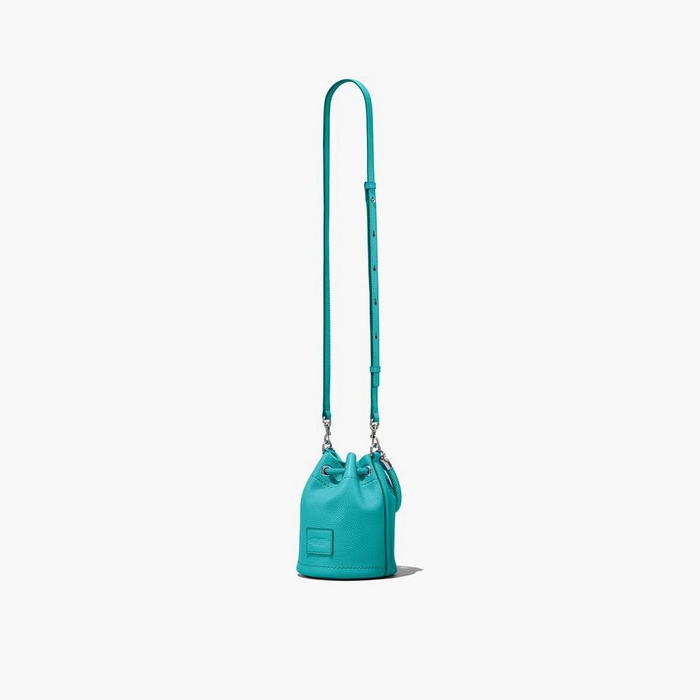 Bolso Saco Marc Jacobs Cuero Micro Mujer Darkturquoise | 95731DWOR