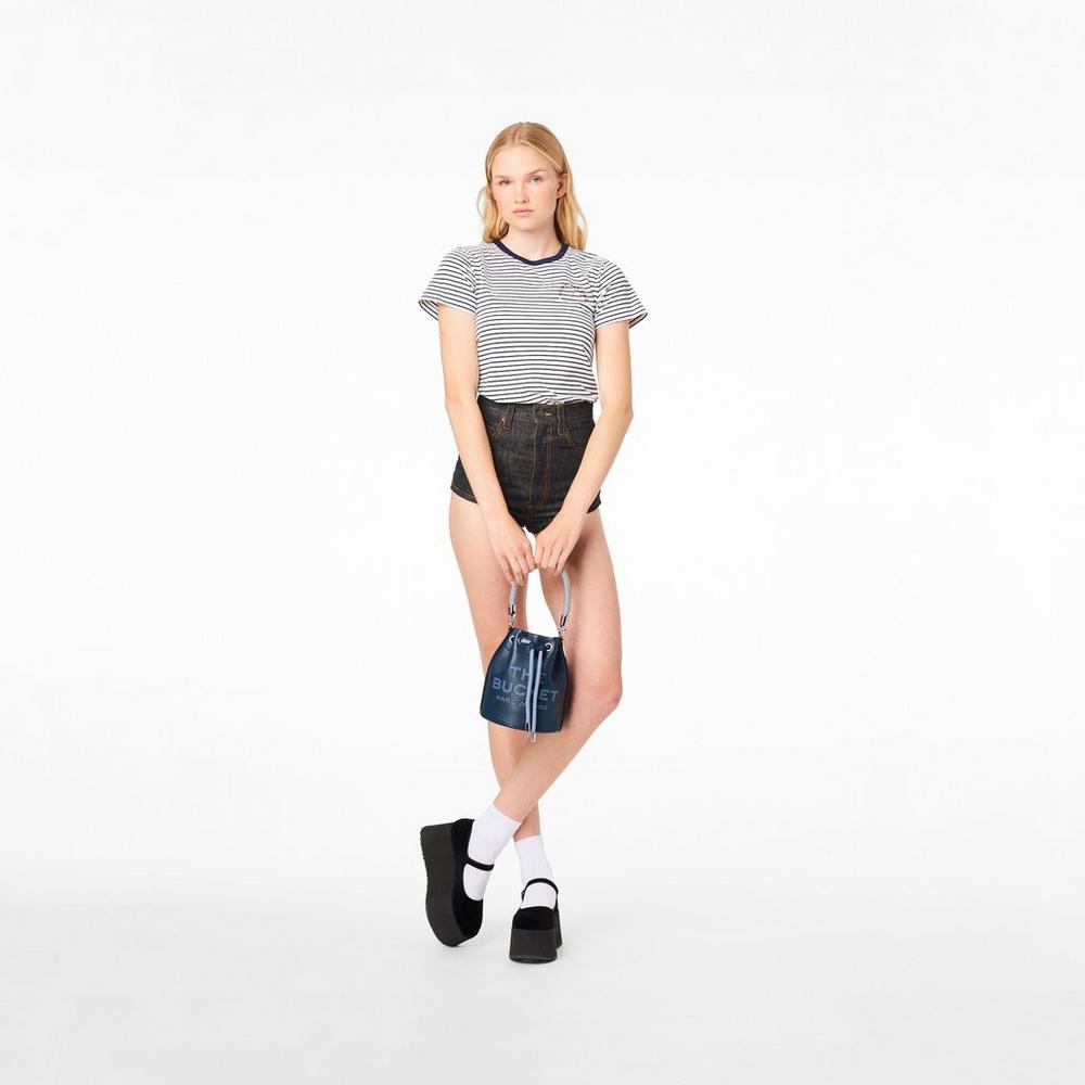 Bolso Saco Marc Jacobs Cuero Mujer Azules | 16820LHGT