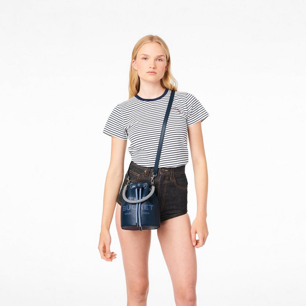 Bolso Saco Marc Jacobs Cuero Mujer Azules | 16820LHGT