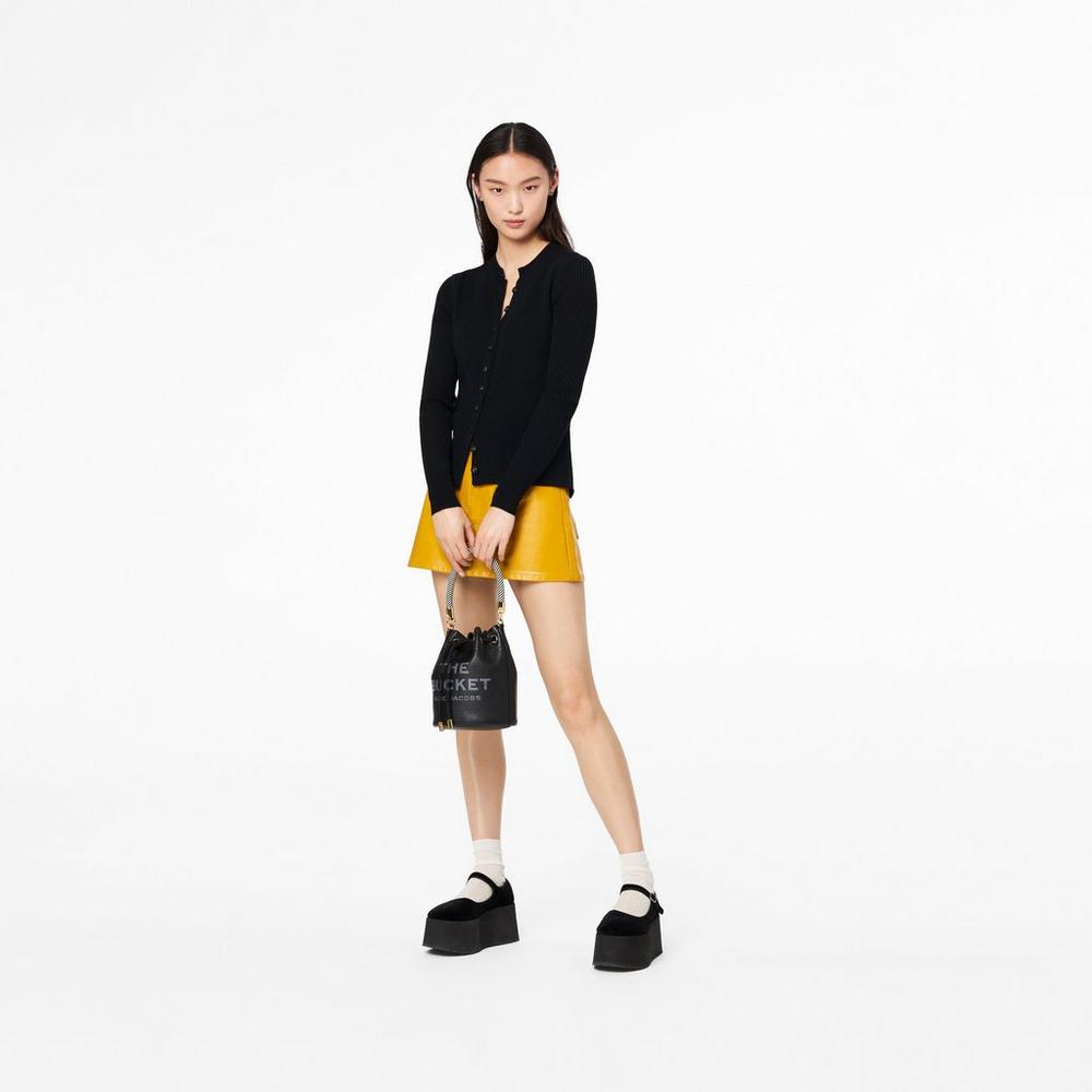 Bolso Saco Marc Jacobs Cuero Mujer Negros | 72530PNGT