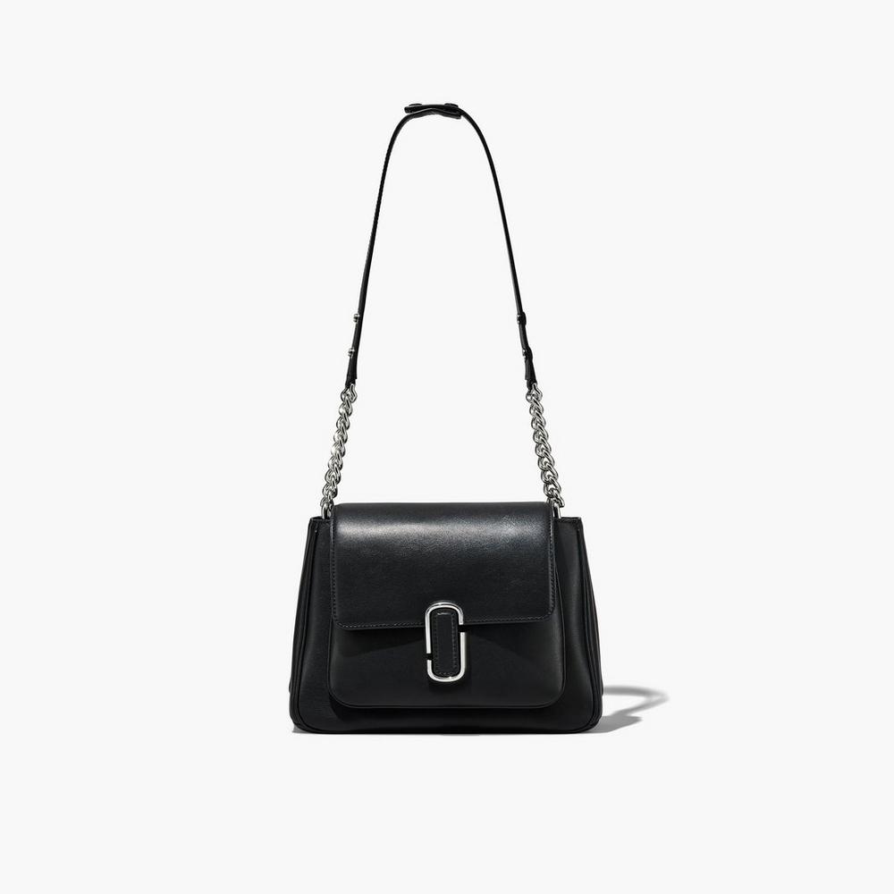 Bolso Satchel Marc Jacobs J Marc Chain Mujer Negros Plateados | 19532OYWA