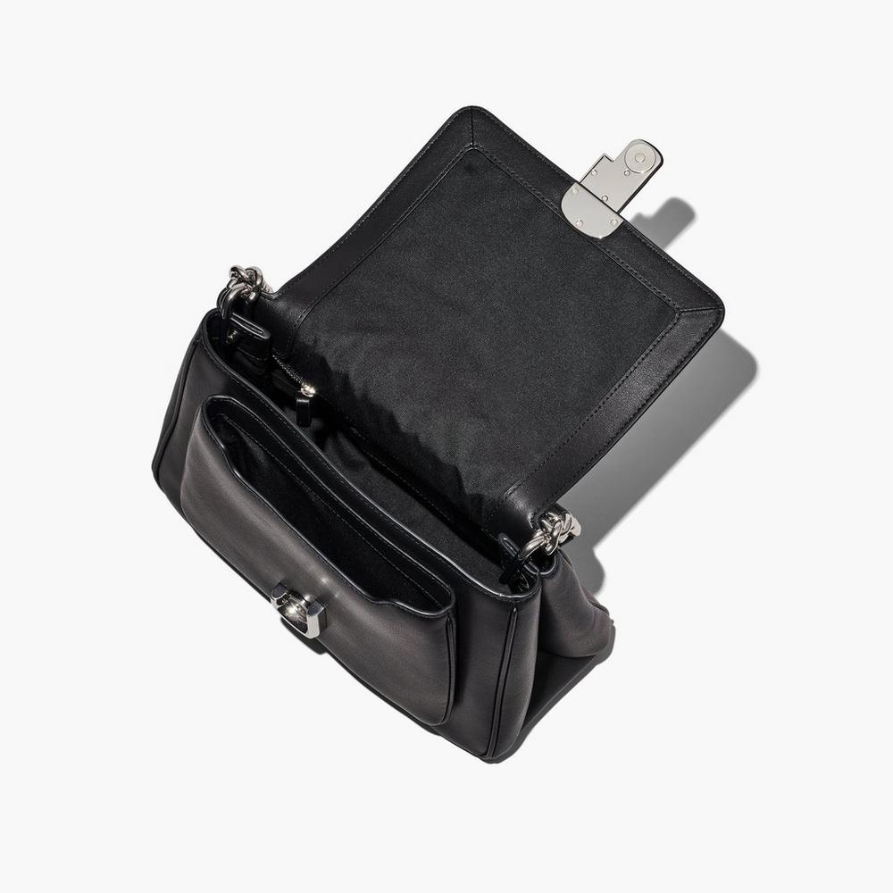 Bolso Satchel Marc Jacobs J Marc Chain Mujer Negros Plateados | 19532OYWA