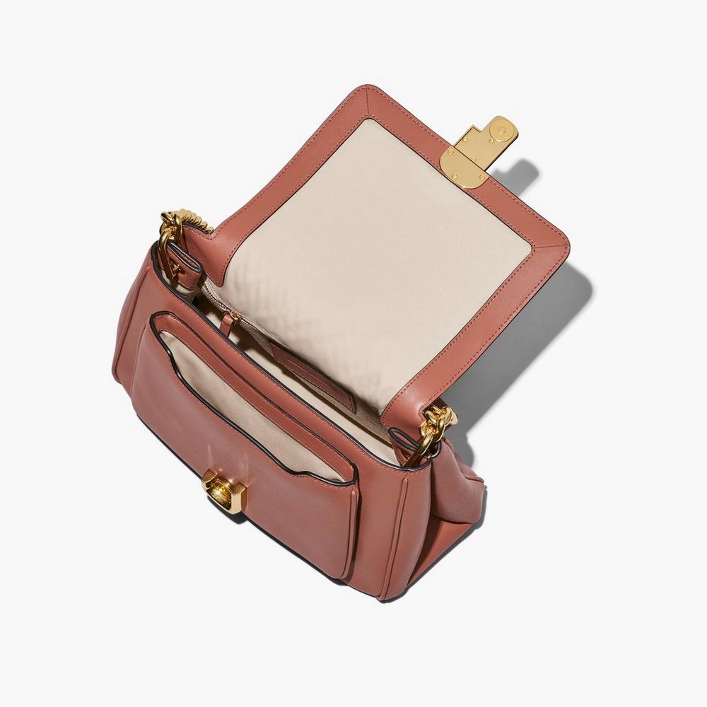 Bolso Satchel Marc Jacobs J Marc Chain Mujer Marrom | 46578KYFA