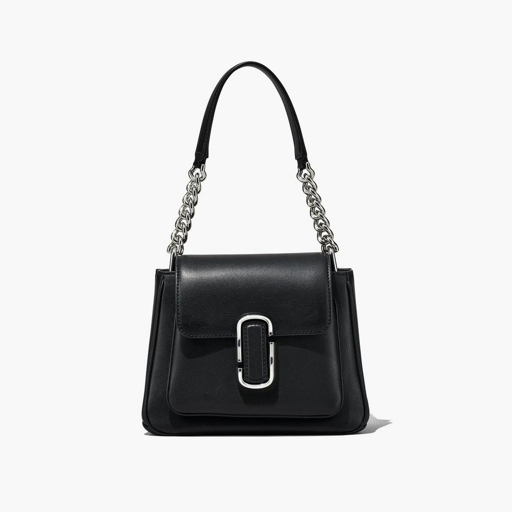 Bolso Satchel Marc Jacobs J Marc Chain Mini Mujer Negros Plateados | 54176JUKM