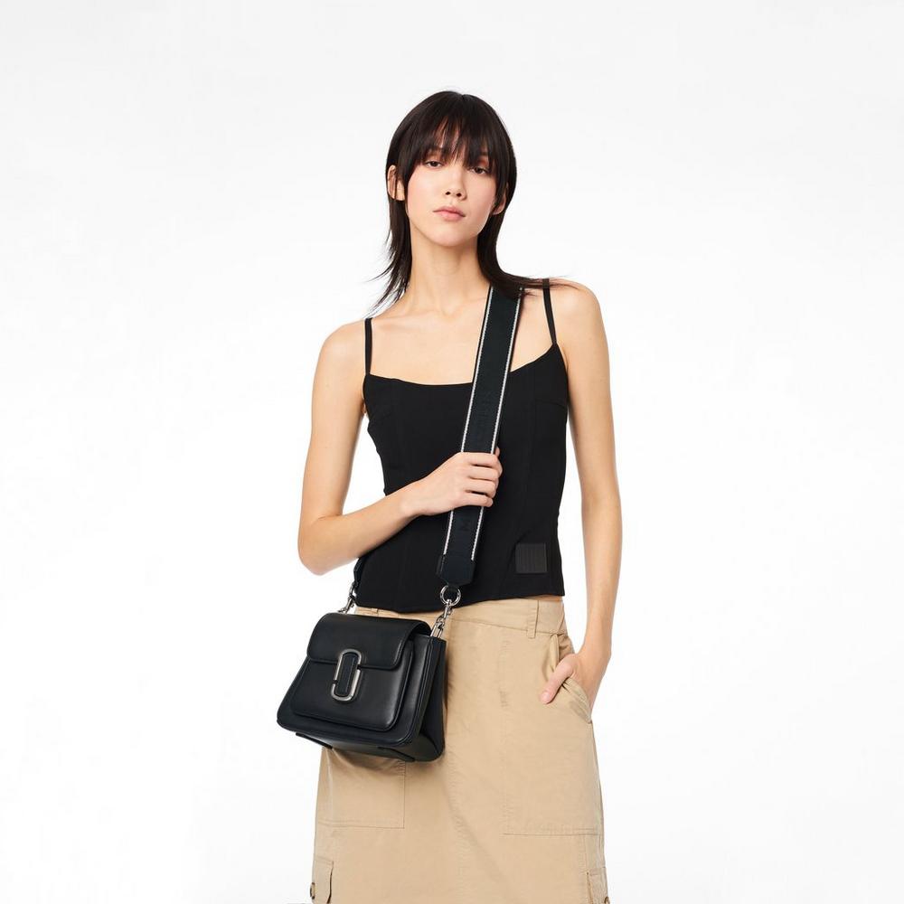 Bolso Satchel Marc Jacobs J Marc Chain Mini Mujer Negros Plateados | 54176JUKM