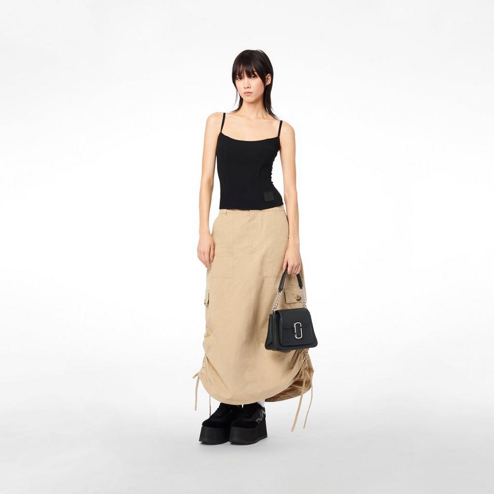 Bolso Satchel Marc Jacobs J Marc Chain Mini Mujer Negros Plateados | 54176JUKM
