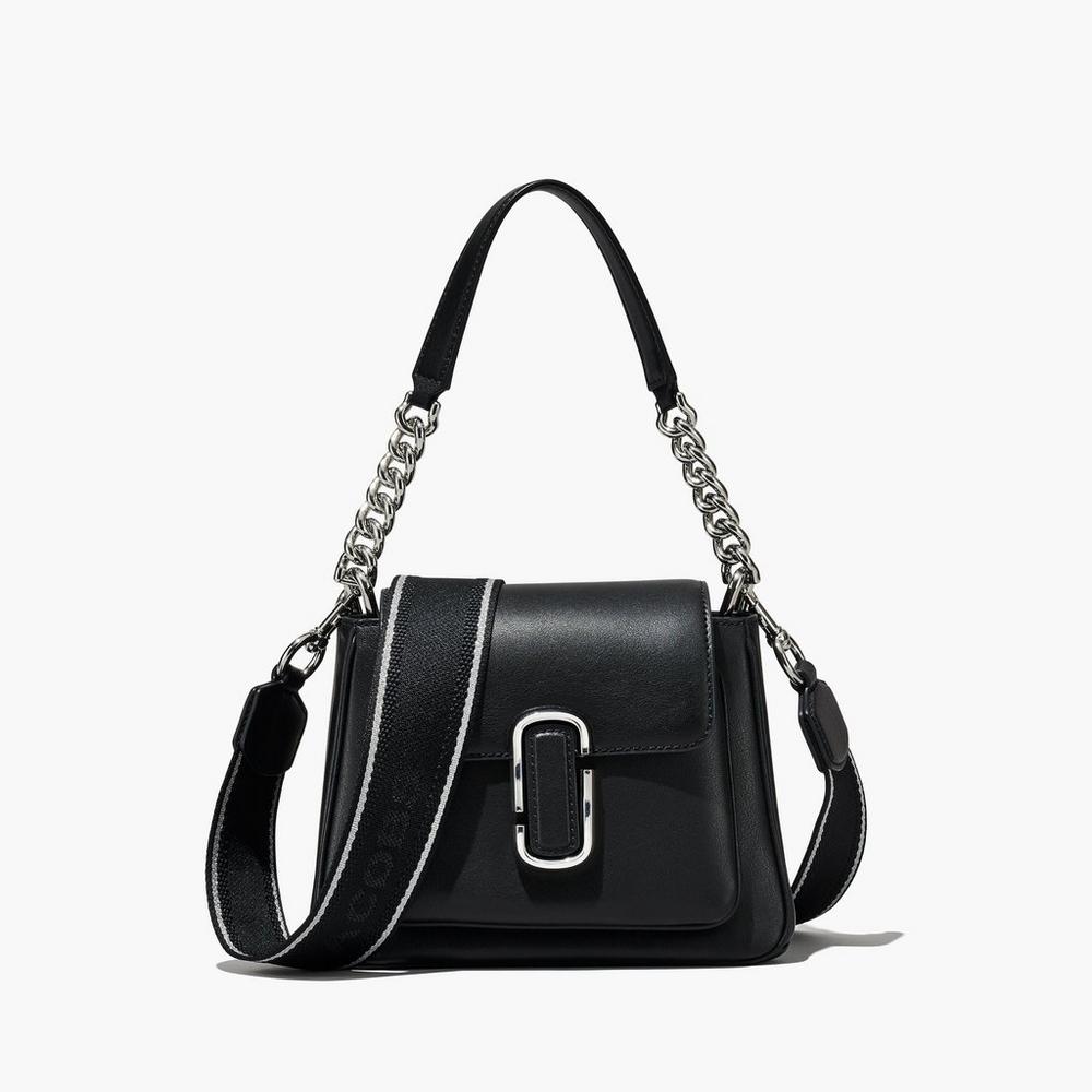 Bolso Satchel Marc Jacobs J Marc Chain Mini Mujer Negros Plateados | 54176JUKM