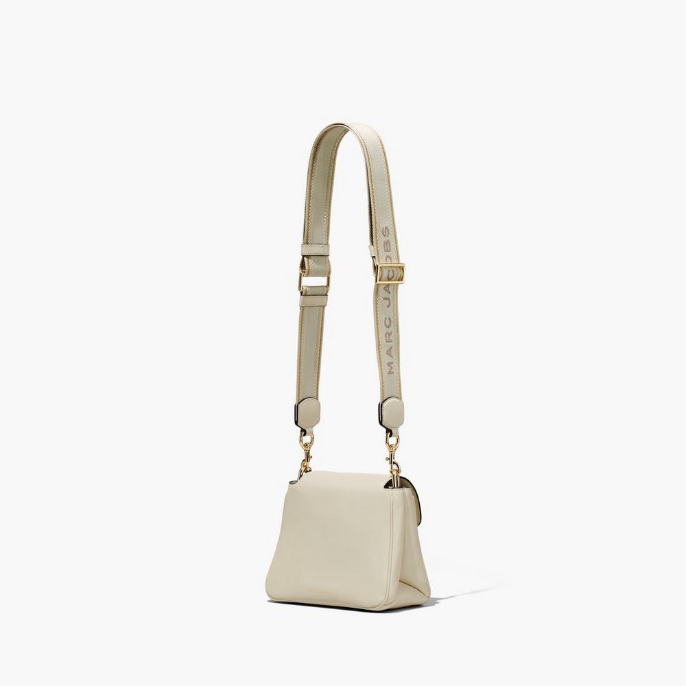 Bolso Satchel Marc Jacobs J Marc Chain Mini Mujer Blancos | 59207EDQN