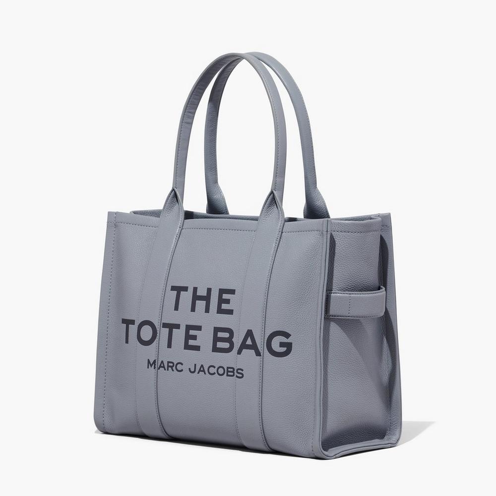 Bolso Tote Marc Jacobs Cuero Large Mujer Grises | 24379BRJY