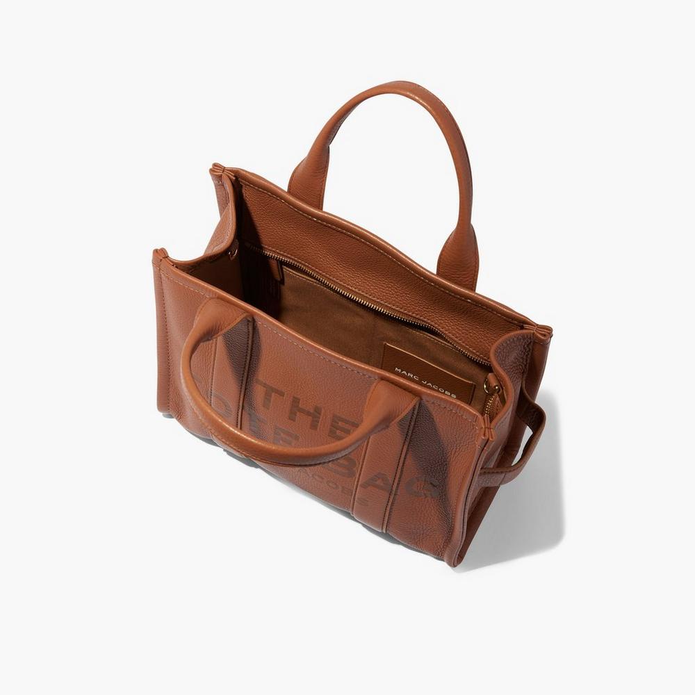 Bolso Tote Marc Jacobs Cuero Medium Mujer Marrom | 13874QPGV