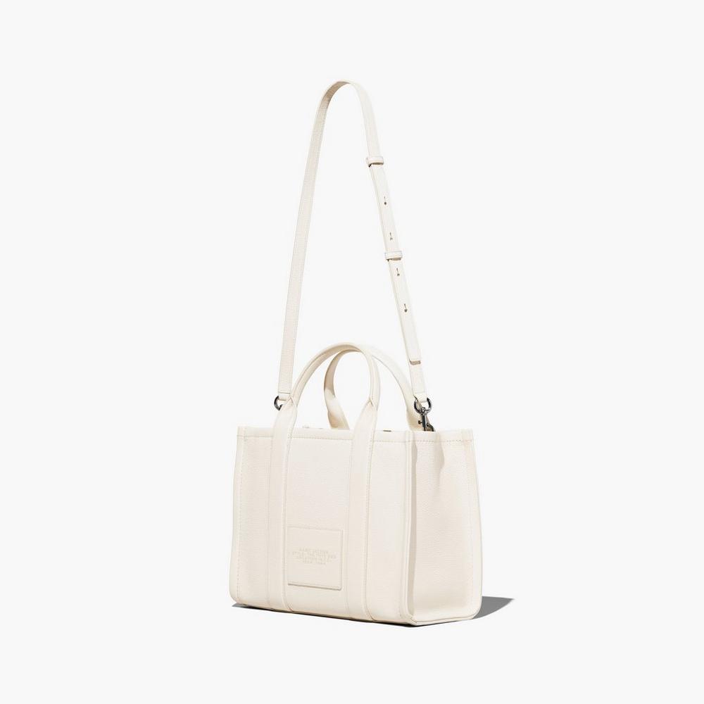 Bolso Tote Marc Jacobs Cuero Medium Mujer Plateados | 50149GUOC
