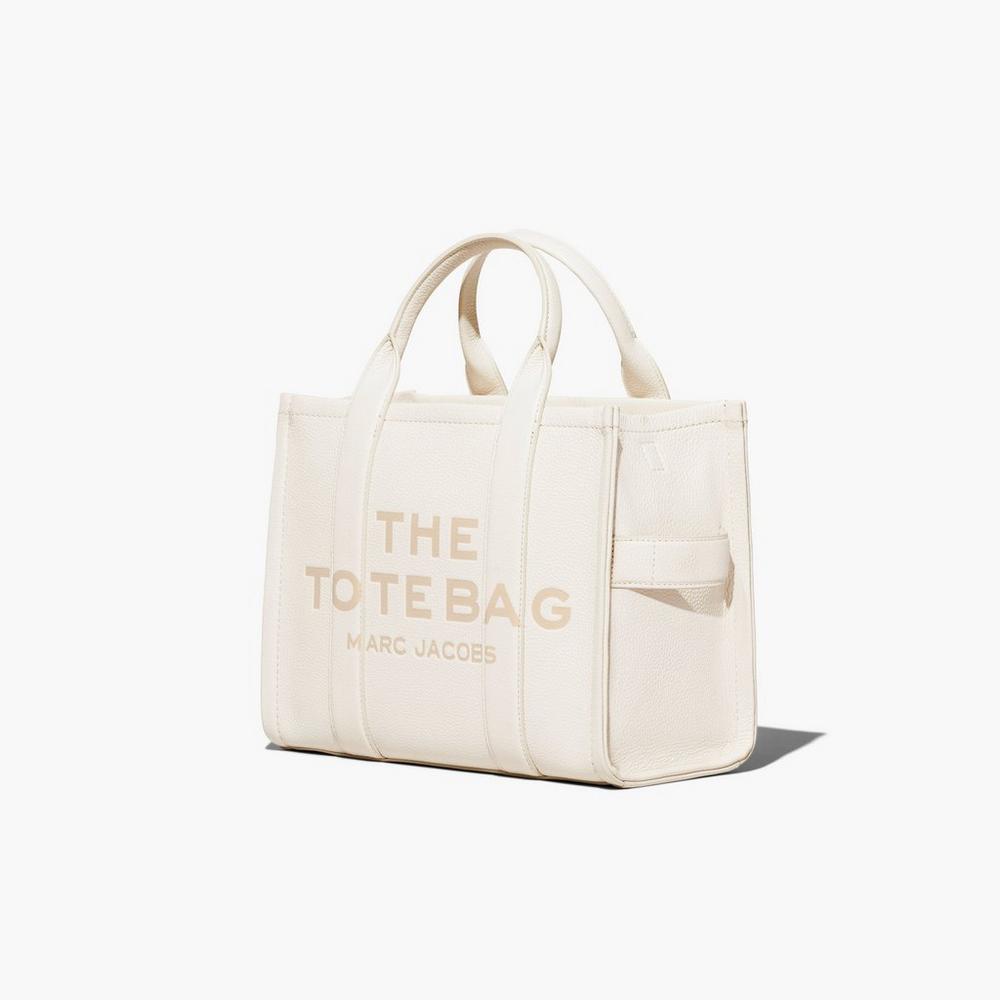 Bolso Tote Marc Jacobs Cuero Medium Mujer Plateados | 50149GUOC