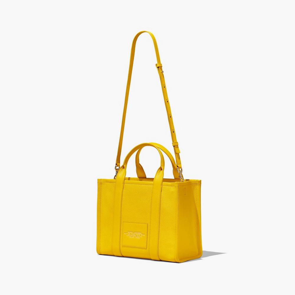Bolso Tote Marc Jacobs Cuero Medium Mujer Amarillos | 59721HKAI