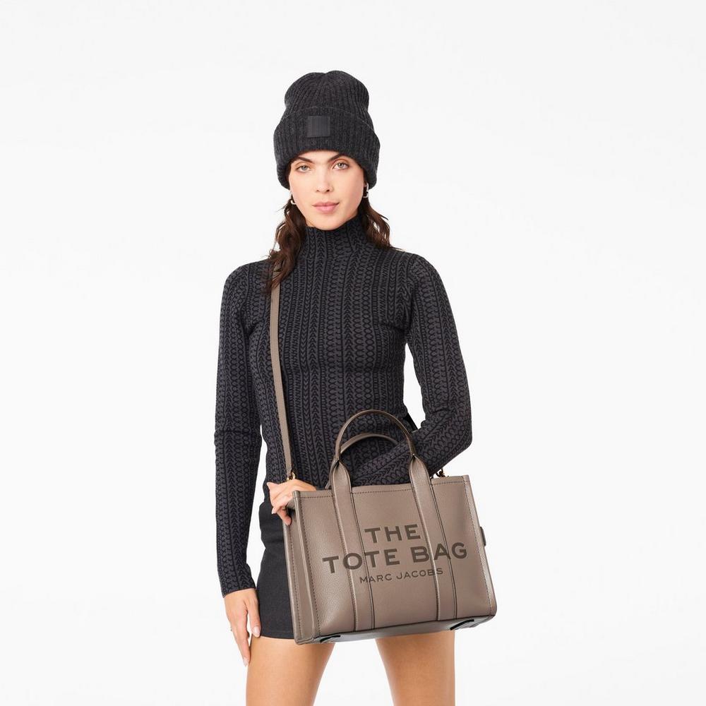 Bolso Tote Marc Jacobs Cuero Medium Mujer Marrom | 61085GHXF