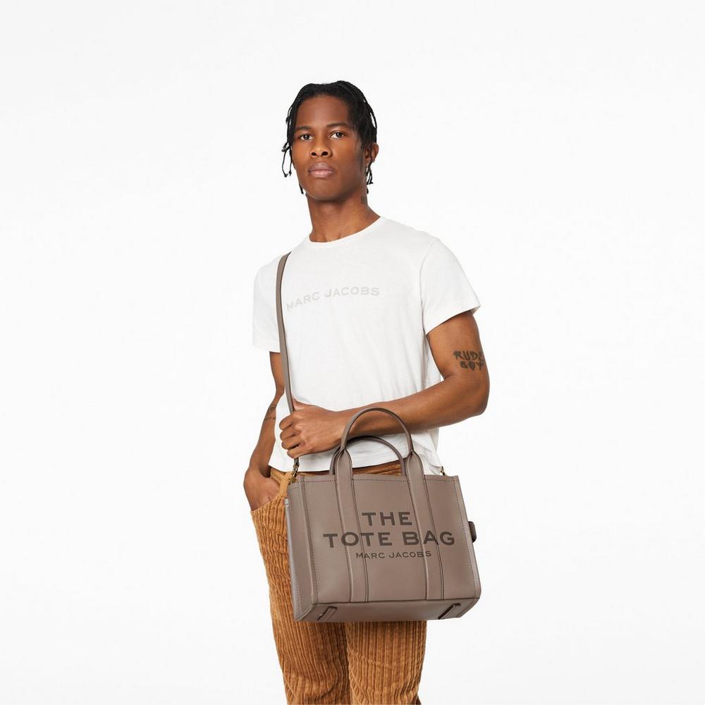 Bolso Tote Marc Jacobs Cuero Medium Mujer Marrom | 61085GHXF