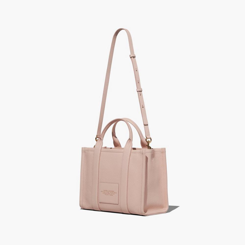 Bolso Tote Marc Jacobs Cuero Medium Mujer Rosas | 80962ANGJ