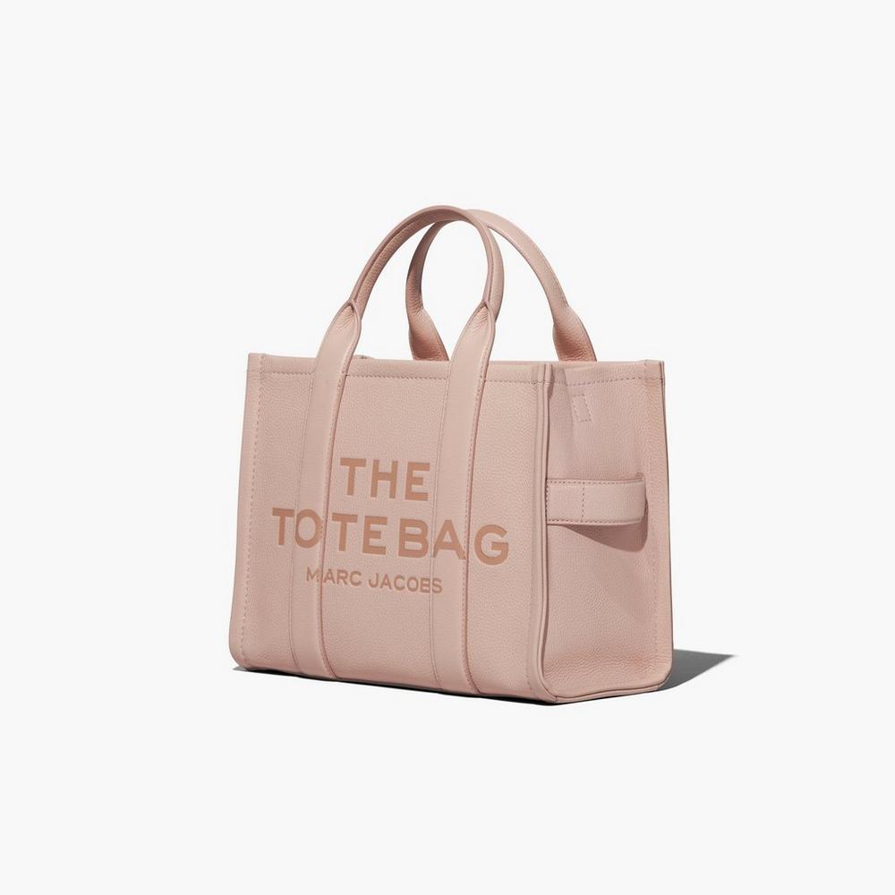 Bolso Tote Marc Jacobs Cuero Medium Mujer Rosas | 80962ANGJ