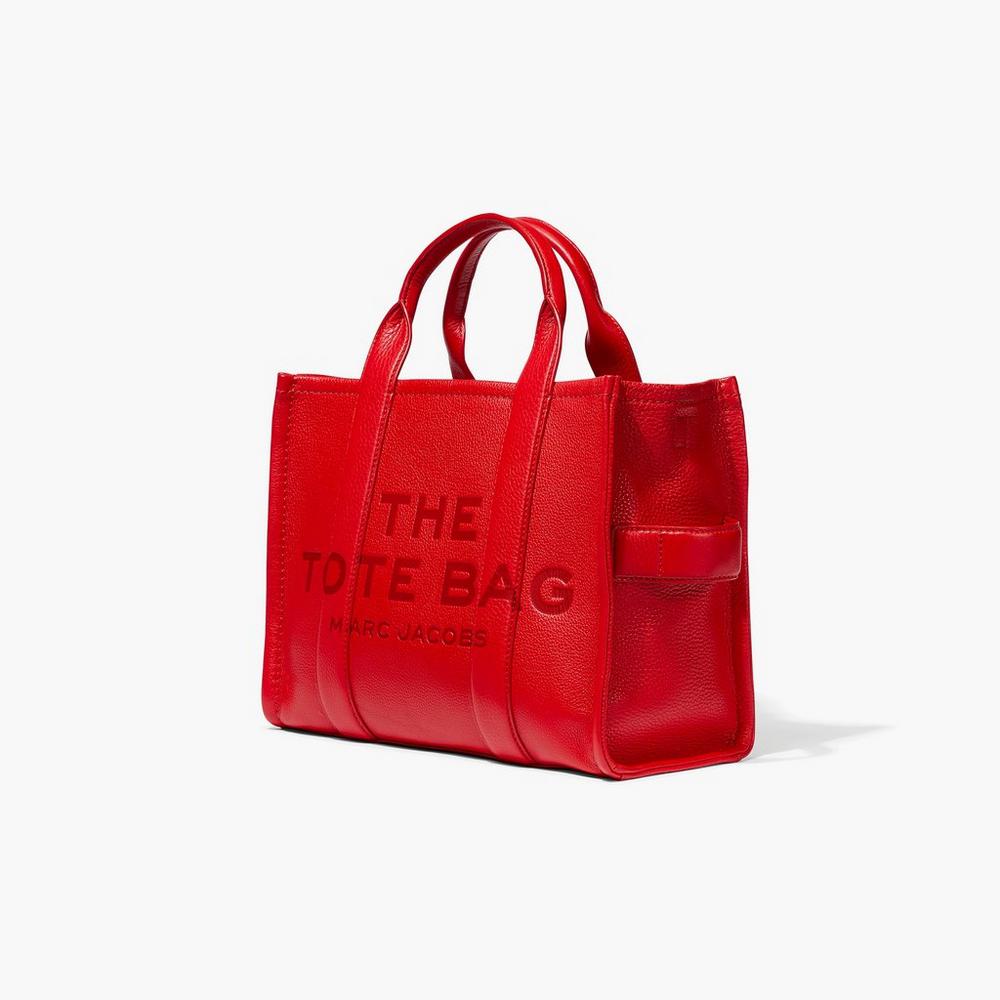 Bolso Tote Marc Jacobs Cuero Medium Mujer Rojos | 86147SUTY