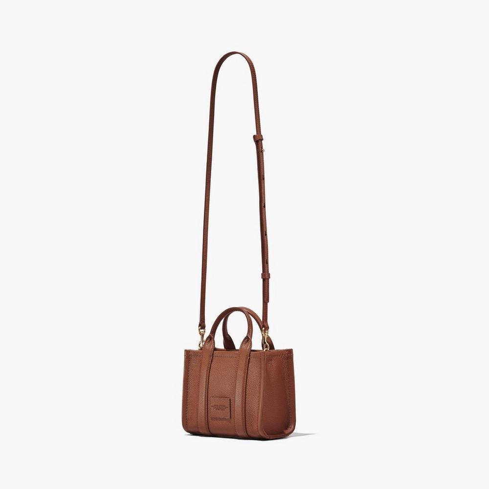 Bolso Tote Marc Jacobs Cuero Micro Mujer Marrom | 25139OHWP