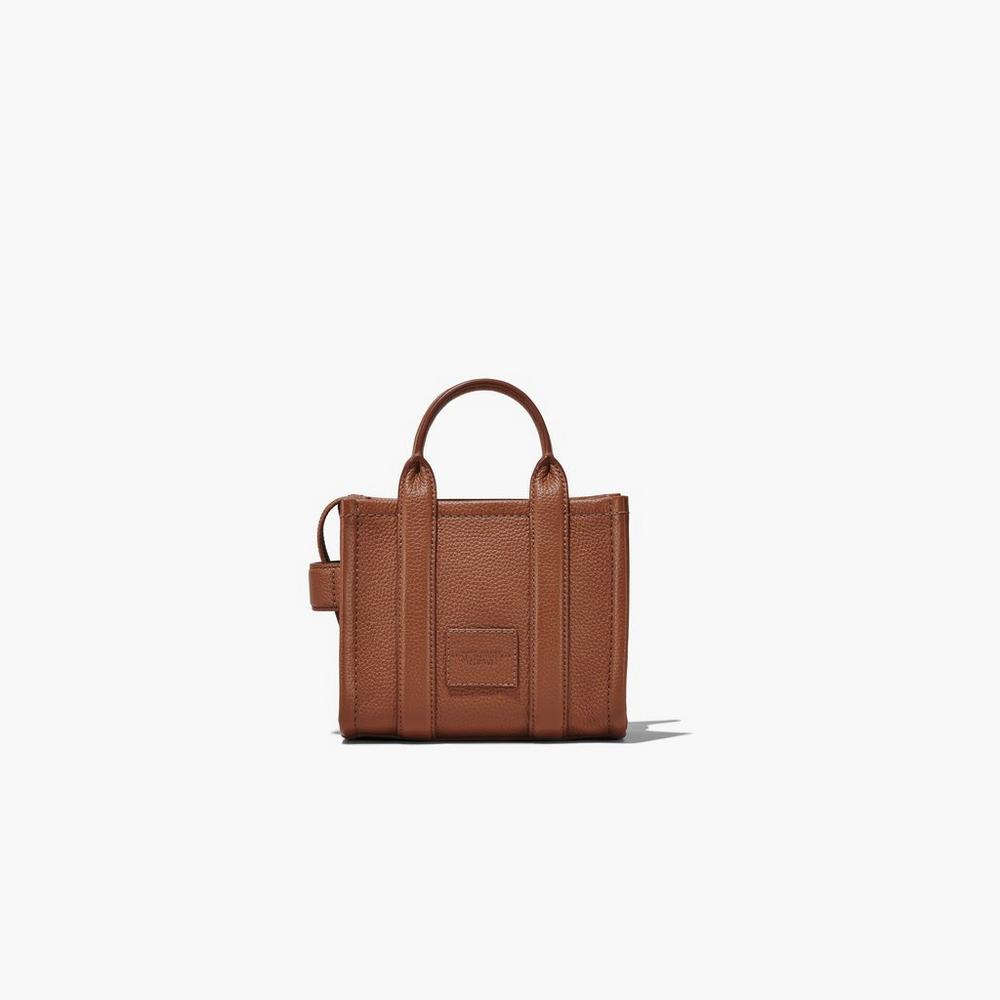 Bolso Tote Marc Jacobs Cuero Micro Mujer Marrom | 25139OHWP