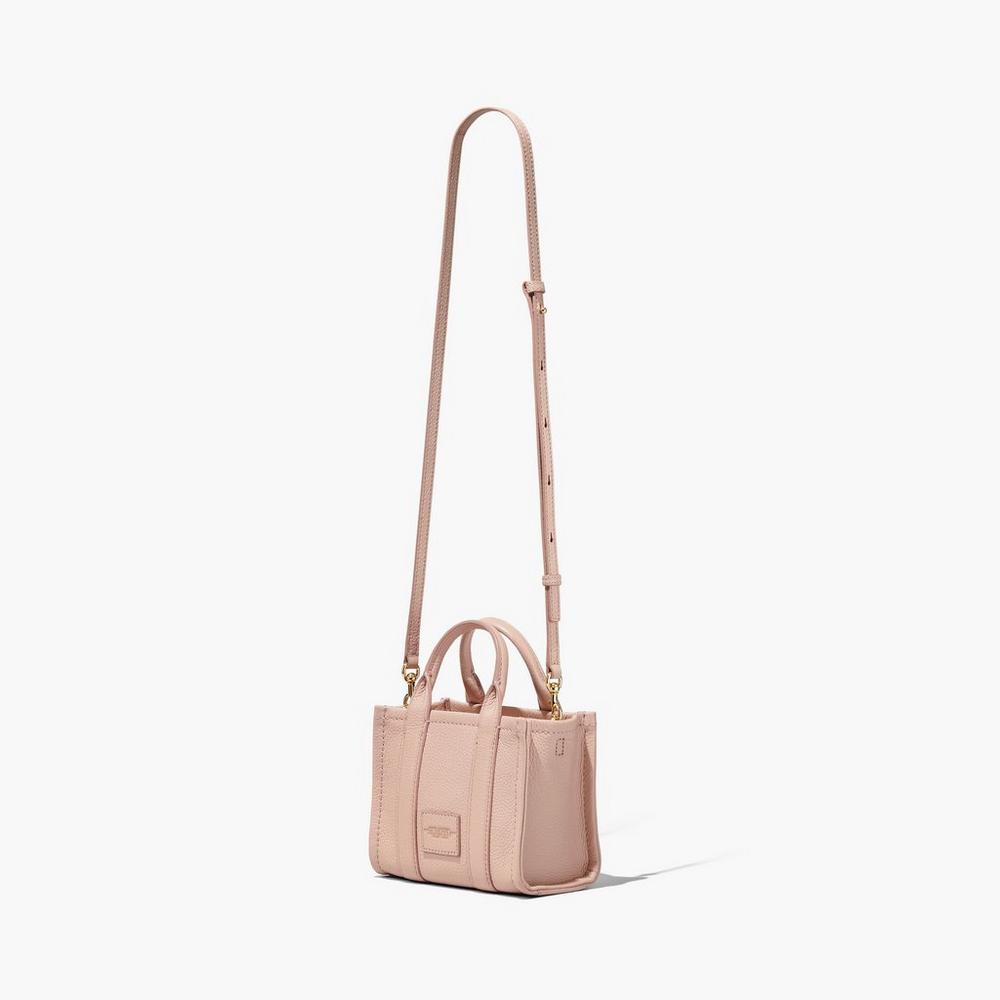 Bolso Tote Marc Jacobs Cuero Micro Mujer Rosas | 30257OLUK