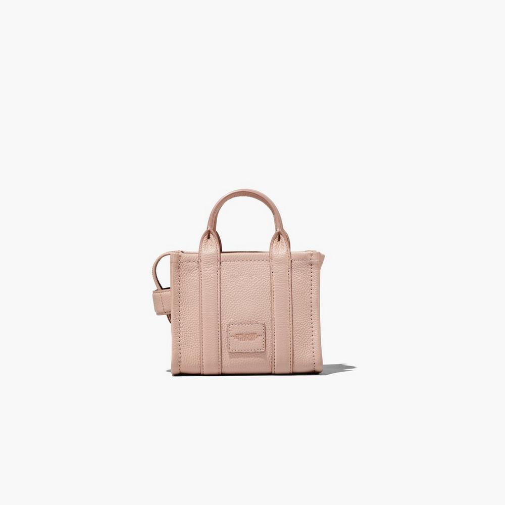 Bolso Tote Marc Jacobs Cuero Micro Mujer Rosas | 30257OLUK