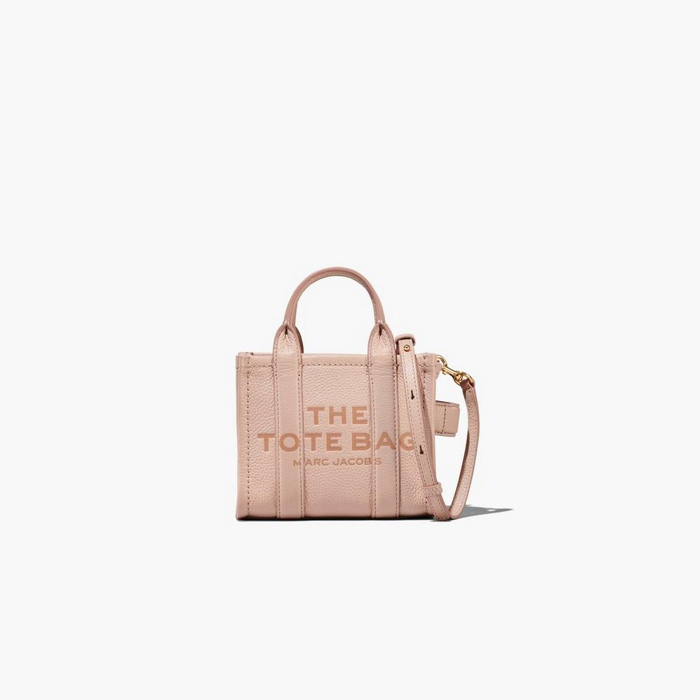 Bolso Tote Marc Jacobs Cuero Micro Mujer Rosas | 30257OLUK