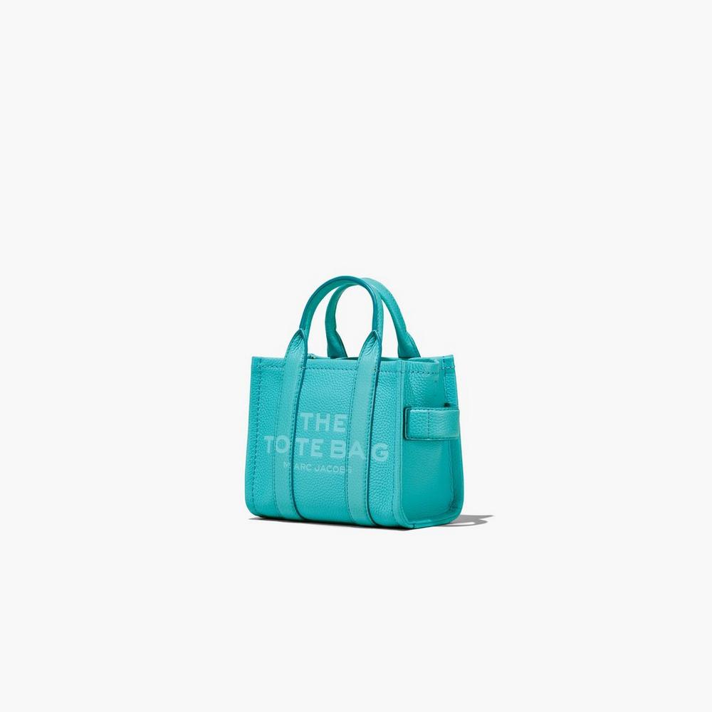 Bolso Tote Marc Jacobs Cuero Micro Mujer Darkturquoise | 70634HGRC