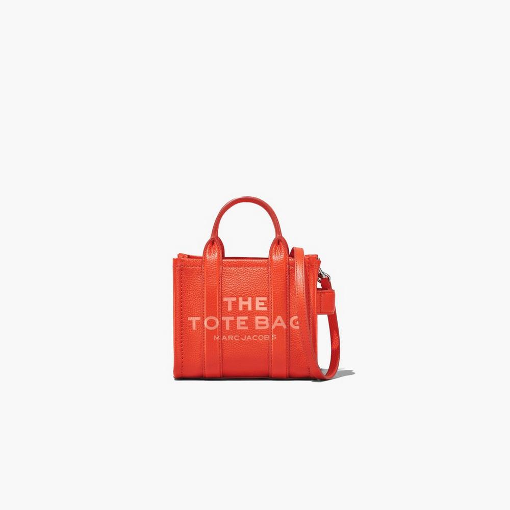 Bolso Tote Marc Jacobs Cuero Micro Mujer Naranjas | 83479CJXI
