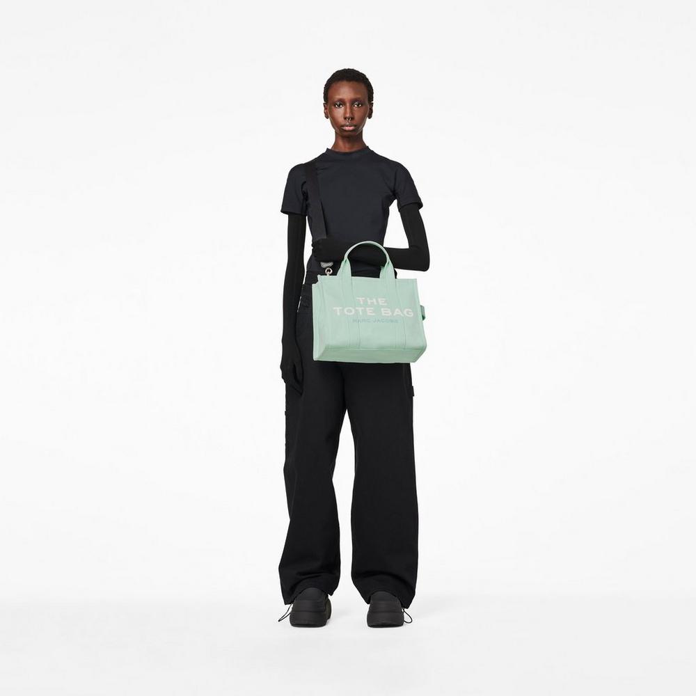 Bolso Tote Marc Jacobs Medium Mujer Paleturquoise | 13950VJAC