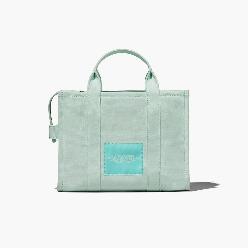 Bolso Tote Marc Jacobs Medium Mujer Paleturquoise | 13950VJAC