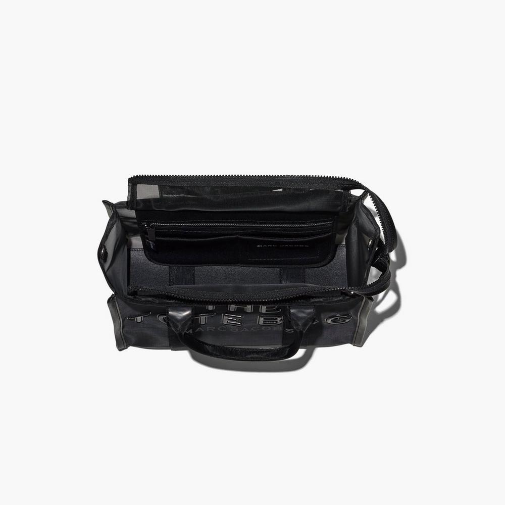 Bolso Tote Marc Jacobs Mesh Medium Mujer Negros | 70543HGFM